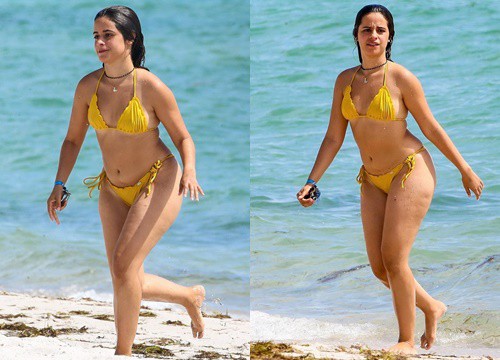 Camila Cabello đi tắm biển
