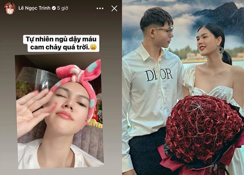 Lê Ngọc Trinh đăng ảnh tay đầy máu, hé lộ tình trạng đáng lo sau chia sẻ bạn trai cầu thủ "cắm sừng" quay lại hỏi cưới