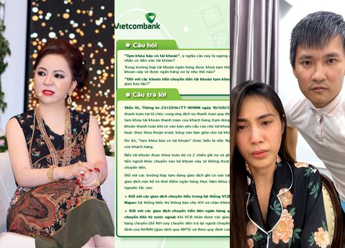 Vietcombank lên tiếng về "tạm khóa báo có", Netizen đồng loạt "quay xe" vì phát ngôn sai lệch của CEO