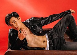 Mạc Trung Kiên khoe body mlem mlem hết là "mỡ cá hú" nhưng sao có mấy chỗ cong cong méo méo?