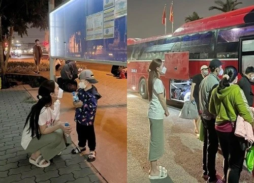 Thực hiện chuyến xe 0 đồng, Đoàn Di Băng tất bật đưa bà con về quê