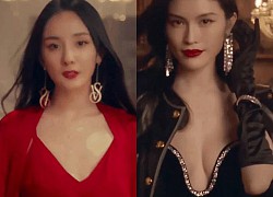 Duong Mich was extremely sharp with Ha Tue in the underwear advertisement clip, who expected to be cut beautifully for 1 detail