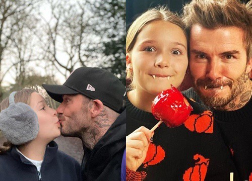 David Beckham lại hôn môi con gái Harper, đáp trả thế nào khi bị chỉ trích?