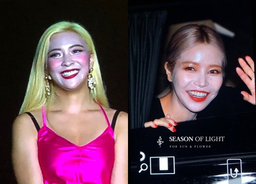 Nayeon (TWICE), Luna f(x) hóa Annabelle vì 1 lỗi trang điểm, nhìn đến Dara - Minho mà giật mình