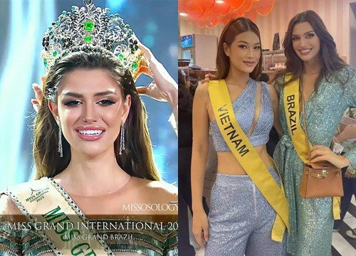 Miss Grand 2022 tuyệt sắc, Thiên Ân ra sao khi đứng cùng?