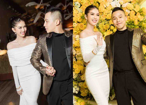 Ngọc Trinh sánh vai tình tứ cùng Vũ Khắp Tiệp tại sự kiện