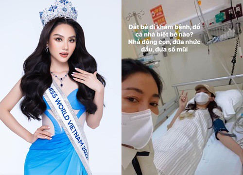 Xót xa trước hình ảnh Hoa hậu Mai Phương nhập viện, dàn Hậu đều gặp vấn đề về sức khỏe