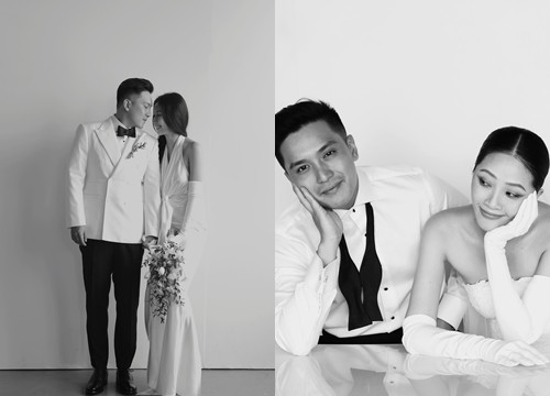 Liêu Hà Trinh chính thức tung bộ ảnh cưới với chồng doanh nhân, tiết lộ lý do chụp trắng đen