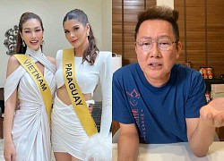 Thien An was flattered by Mr.Nawat on the live broadcast, admitting that the representative of Vietnam is the &#39;gu&#39; of Miss