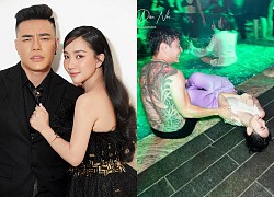 Le Duong Bao Lam was kicked out of the house by his &quot;jealous&quot; wife because he showed a picture of hugging with a beauty at Dieu Nhi&#39;s wedding?