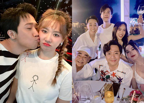 Trấn Thành khoe ảnh một mình đi ăn cưới Diệu Nhi Anh Tú, netizen hỏi: "Sao không có Hari Won?"