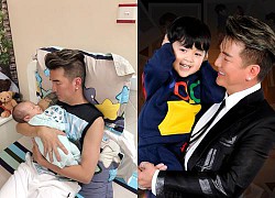 Dam Vinh Hung&#39;s son calls his father with a funny name, the male singer also &quot;falls over&quot; the muddy level of a 3-year-old boy