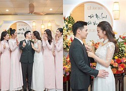 Do My Linh and her husband passionately kissed the engagement ceremony, the bride&#39;s father acted attentively to the son-in-law