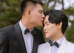 Thanh Linh - Nguyen Bac: The handsome couple &#39;Who Is It&#39; shows off their wedding photos, as sweet as a love movie