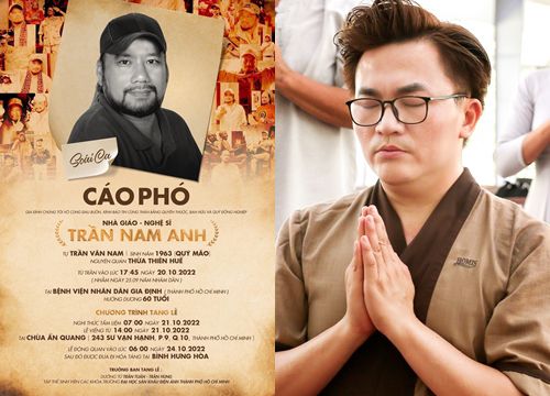 MC Đại Nghĩa xúc động khi thầy giáo - nghệ sĩ Nam Anh qua đời: "Còn bao kỷ niệm không thể kể hết"