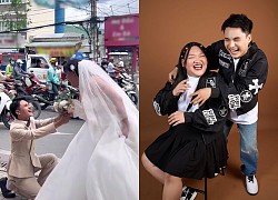 Hai Vot - Mai Kim Lien: The love story of a couple with &quot;skewed chopsticks&quot;, proposing marriage in the middle of a crowded intersection