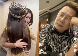 Mr. Nawat buồn bã, rưng rưng suýt khóc, nói không có ý xấu với Thiên Ân, Miss Grand bị phế lên tiếng