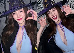 "Nổ mắt" màn hóa trang phù thủy của nữ thần Baifern Pimchanok đêm Halloween
