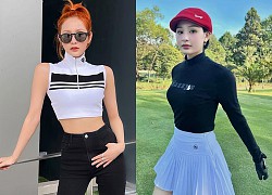 Hiền Hồ vô tư đi đánh golf và khoe G63, ăn mặc táo bạo hơn cả khi xảy ra ồn ào "anh em nương tựa"