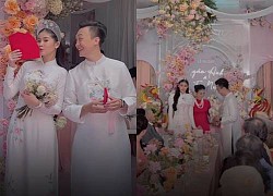 HOT: Miss Le Au Ngan Anh secretly held a ceremony at her home, lovingly with her husband MC