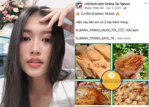 Thiên Ân bị 'đào' lại quá khứ bán bánh tráng muối tỏi khắp các hội nhóm Fb, rẻ như bèo nhưng 'ế nhệ'