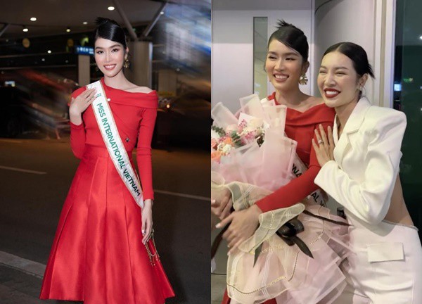 Á hậu Phương Anh lên đường đến Miss International 2022, fan vây kín, gây choáng với hình ảnh độc lạ