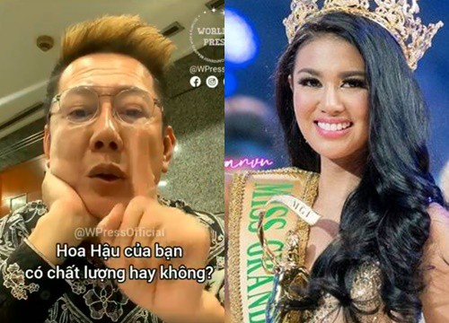 Miss Grand 2016 "dạy dỗ" fans Việt, bênh vực Nawat sau ồn ào: "Muốn thắng, tự lập cuộc thi riêng đi"