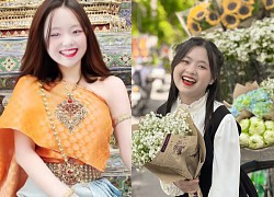 &quot;Phung Phinh Ha Giang&quot; confidently shows off her beautiful beauty, Thai version of girls, first time going abroad