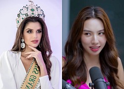 Miss Brazil "sượng trân" bị chê vì livestream bán khô gà, túi xách, Thùy Tiên lên tiếng bênh vực