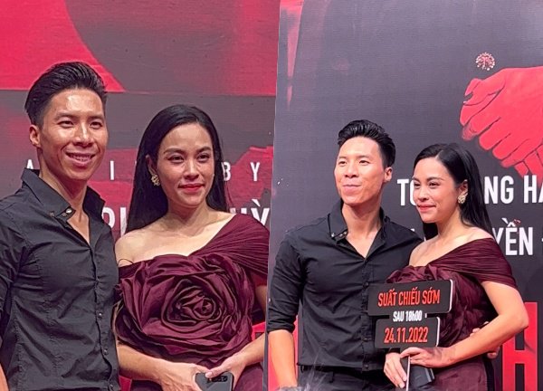 Ngọc Mai và ông xã Quốc Nghiệp tay trong tay không rời, nhan sắc chưa qua chỉnh sửa gây sốc toàn tập