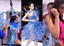 Miss Universe Thái Lan để lộ trang phục dân tộc, fan liền tố "đạo nhái" váy nước của Thanh Hằng