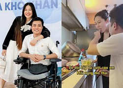 To Dinh Khanh &quot;The groom without legs&quot;: Hand-picked food for his wife, the beauty of the pregnant wife is still beautiful and radiant