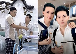 Ha Tri Quang - Thanh Doan flew to Thailand to welcome the first set of twins, a touching message