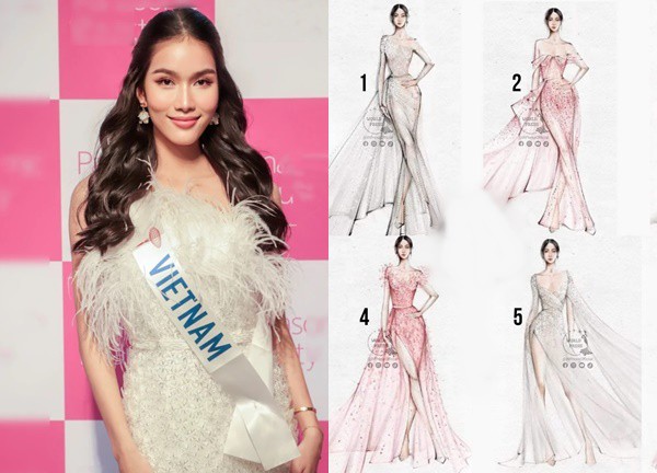 Phuong Anh revealed the final evening dress of Miss International 2022: Matching the crown without cutting?