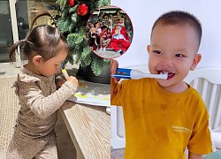 Two children of the Ha Ho family: Lisa writes a handwritten letter, sings Christmas music fluently, &quot;Uncle U&quot; Leon brushes his teeth very funny