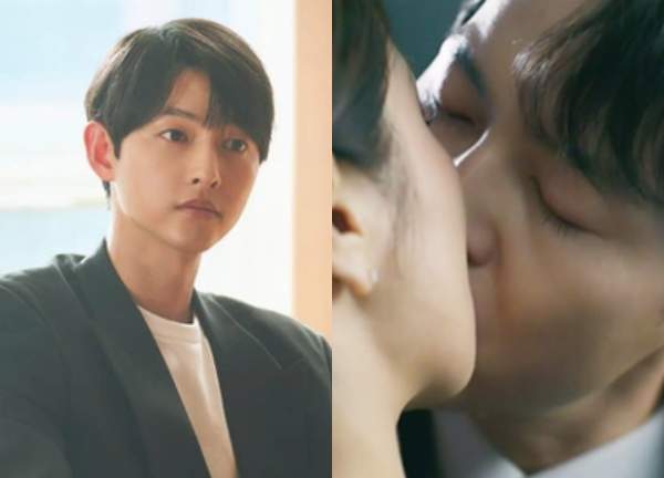 Song Joong Ki bị phản ứng mạnh vì khoảnh khắc hôn môi ngấu nghiến một mỹ nhân khét tiếng Kbiz