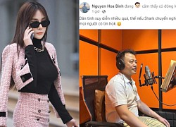 Shark Binh asked to change his job to sing in the midst of a noisy farewell, Phuong Oanh made a move to cause a stir