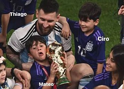 Messi&#39;s 2 sons caused a storm with a letter to their father, helping Argentina win the 2022 World Cup