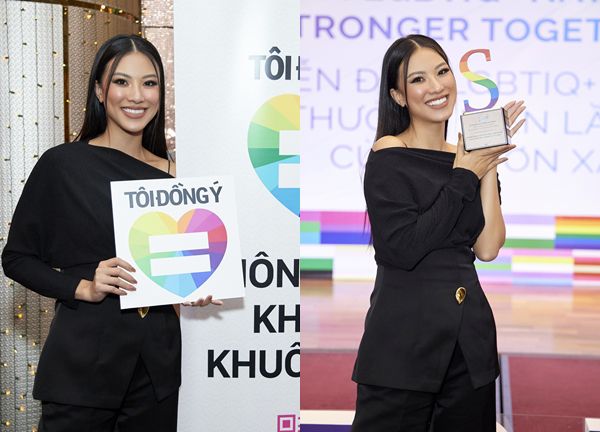 Á hậu Kim Duyên ủng hộ hôn nhân cộng đồng LGBT, chứng minh lời hứa tại Miss Universe