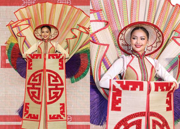 Ngọc Châu quyết tâm đặt top 3 Hoa hậu Hoàn vũ, điểm độc lạ của trang phục dân tộc "Chiếu Cà Mau"