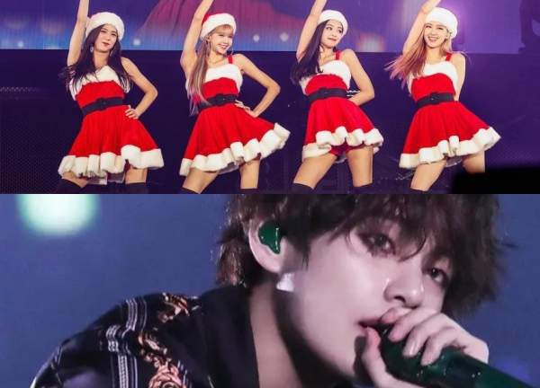 BLACKPINK hóa 'bà già Noel' quyến rũ suýt 'lộ', fan BTS 'nở mặt' vì V làm 1 việc chấn động KPOP