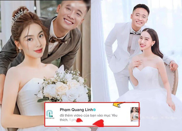 Quang Linh Vlog hành động gây "bão" với ảnh cưới Thùy Tiên, đàng gái bỗng bị 1 Á hậu "giành" chồng?