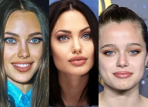 Angelina Jolie&#39;s genes: Mother is as beautiful as a goddess, her daughter grows up to be an angel, her biological mother is the most shocked