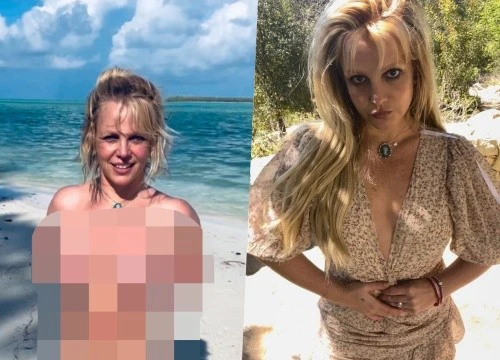 Britney Spears shocked when she released a 100% naked photo, showing all her sensitive parts