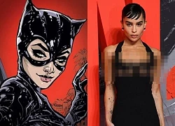 &quot;Catwoman&quot; Zoe Kravitz: Wearing a bold chest-cut dress on the red carpet, just like the &quot;cat lady&quot; of the Batman family