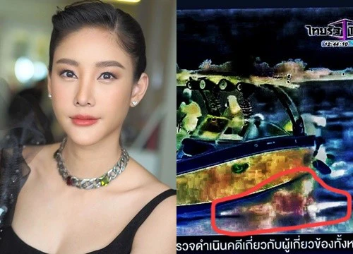 Clip hồng ngoại hé lộ tình trạng thương tâm của nữ diễn viên Chiếc Lá Bay dưới gầm thuyền, cố vươn tay bám vào phao cứu hộ?