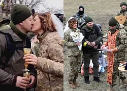 Cặp đôi Ukraine tổ chức lễ cưới ngay trên chiến trường giao tranh với Nga