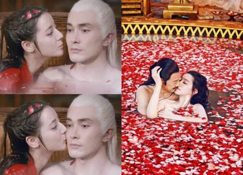 Dilraba Dil and Chinese beauties compete in a hot shared bath scene