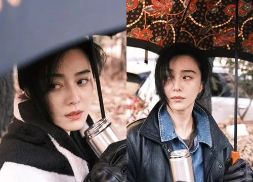 Phạm Băng Băng lộ ảnh hậu trường đóng phim ở Hàn, nhan sắc U45 gây choáng