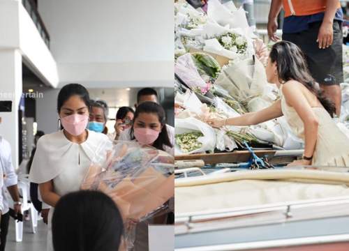 Tangmo Nida Memorial Ceremony: Kratik Manager arrived at the earliest, causing emotion with a card to a best friend